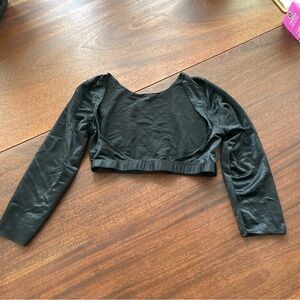 Skims BWNOT Long sleeve black arm compression shapewear